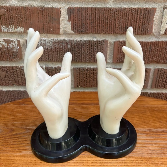 E & B Giftware Other - Vintage 1990 E & B Giftware Double Mannequin HANDS Jewelry Ring Photo Display